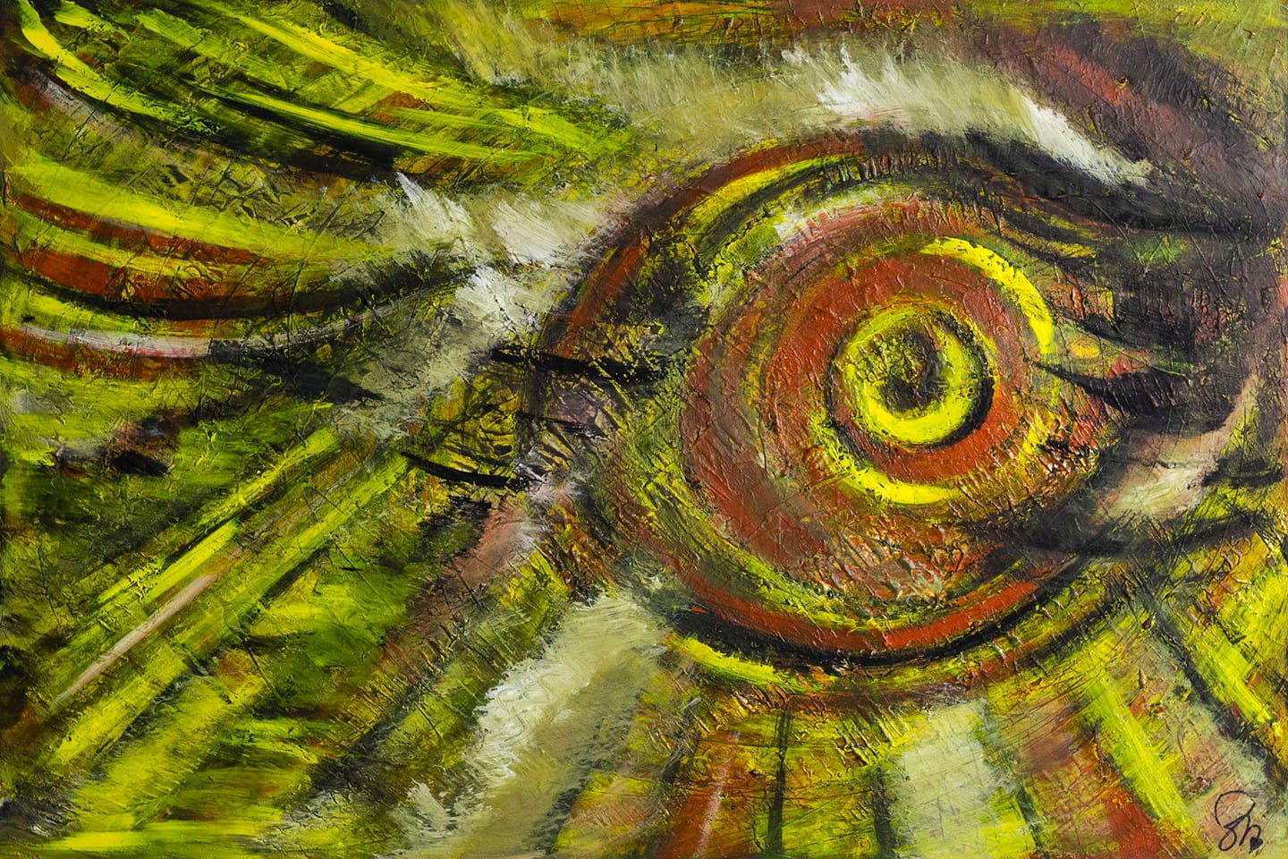 obraz_zlatica_vinsova_malba_orol