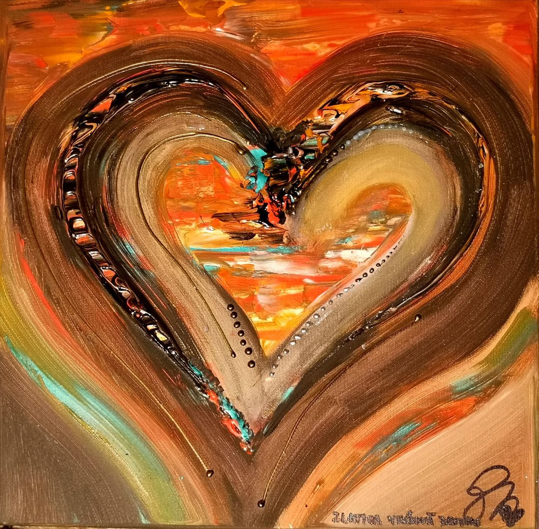 obraz_zlatica_vinsova_malba_hnedo_oranzove